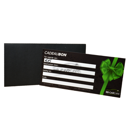 BB-CARcare - Cadeaubon € 15